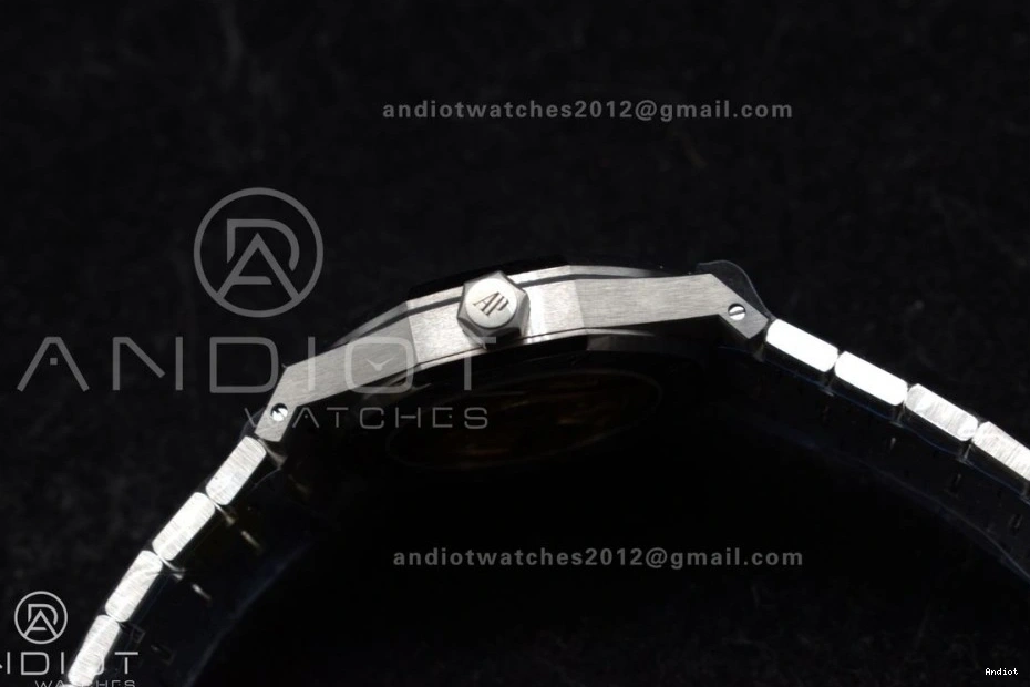 Royal SA3120 SS Oak 37mm Edition on APSF 1:1 Dial Clone Grey Frosted 15454 Best Bracelet SS Textured Super 0516